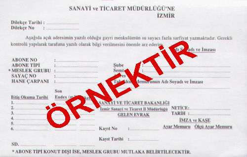 Örnek İtiraz Dilekçesi